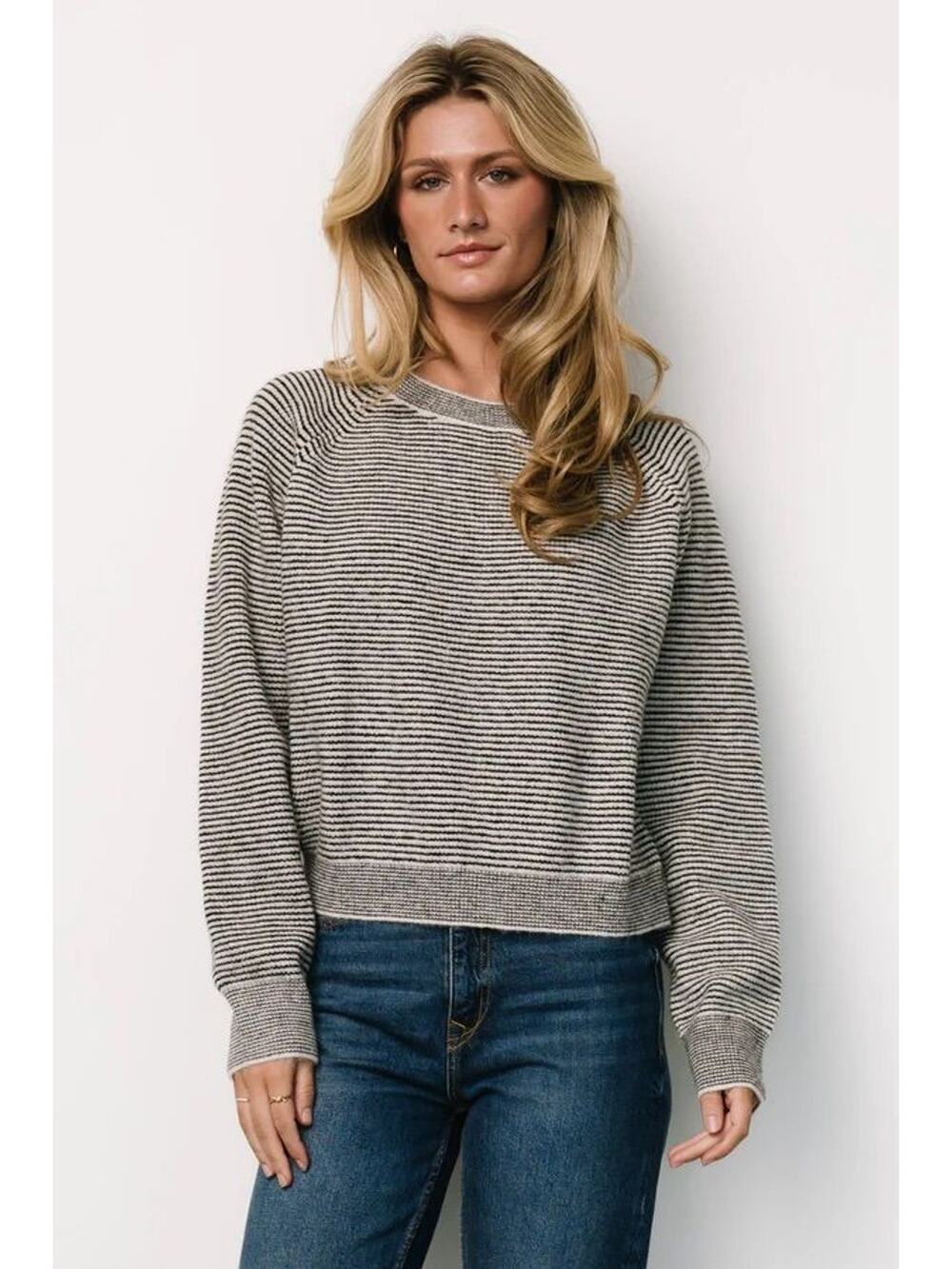 Baltic Born Zadie Striped Sweatshirt NWT $71.00 retail